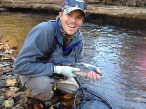 My first Brook Trout.